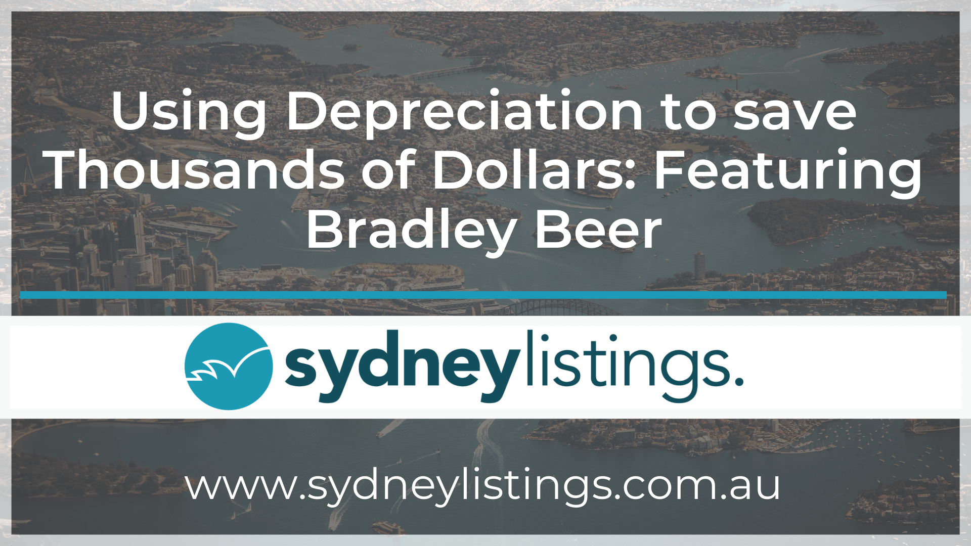 Using Depreciation to save Thousands of Dollars: Featuring Bradley Beer